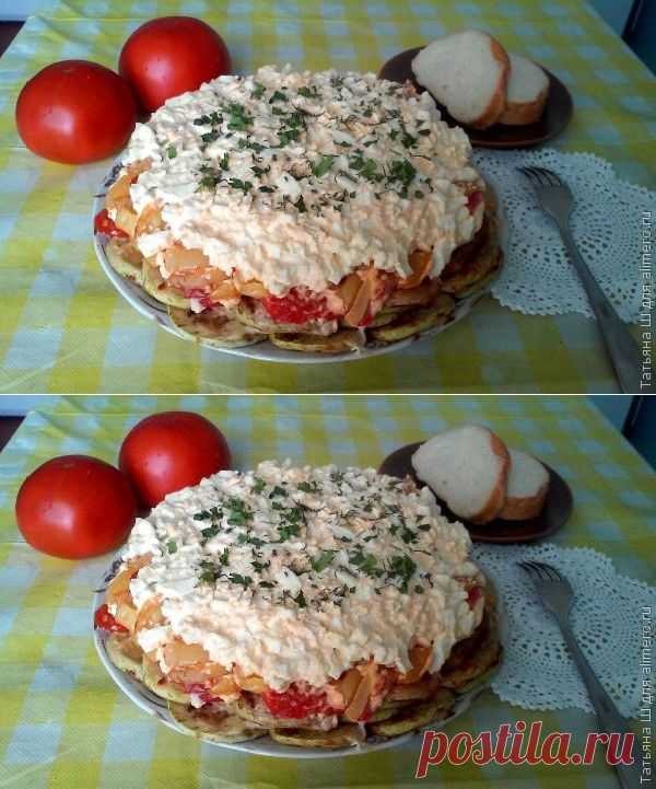 Закуска «Овощной торт» | Ваши любимые рецепты