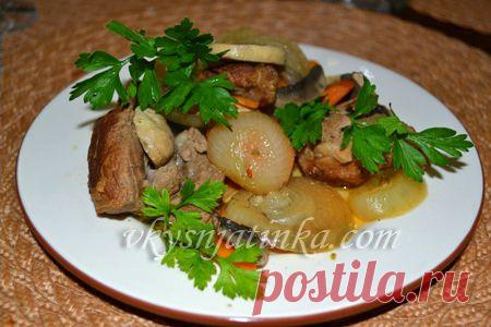 Свинина с овощами в духовке - рецепт с фото