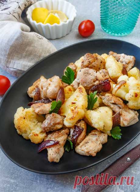 Жареная курица с цветной капустой на Вкусном Блоге Жареная курица с цветной капустой - вкусные проверенные рецепты, подбор рецептов по продуктам, консультации шеф-повара, пошаговые фото, списки покупок на VkusnyBlog.Ru