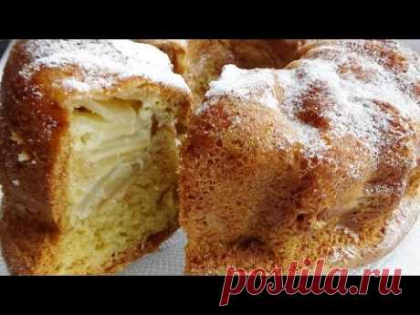Шарлотка с яблоками Секреты самой пышной и вкусной шарлотки