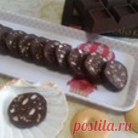 Шоколадная колбаса "Лёгкая" Кулинарный рецепт