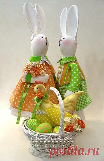 Праздничные зайчики.