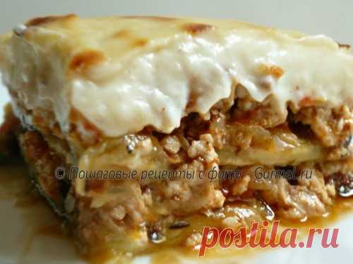 Мусака с баклажанами. Рецепт с фото. Пошаговые фотографии. Gurmel
