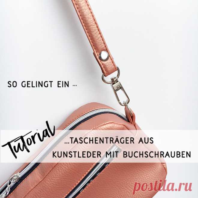 This is how a bag carrier made of artificial leather succeeds - crearesa.de