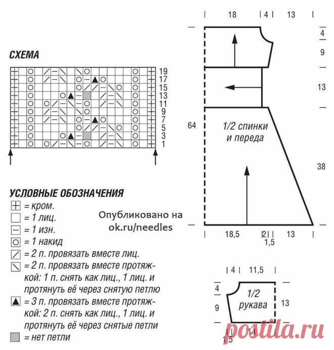 Я вяжу • Узоры и схемы