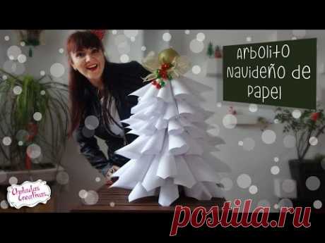 Arbol Navideñocon Hojas Blancas :: Chuladas Creativas