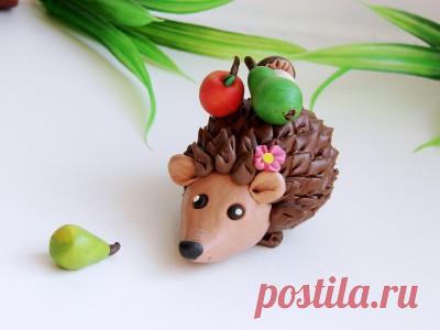 Лепим милого ёжика