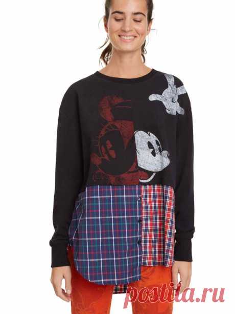 Desigual Hybrid Sweatshirt MICKEY MOUSE Annarau
