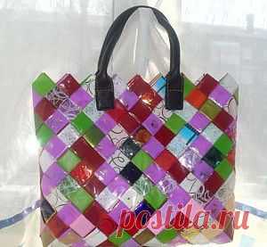 Сумка из мусора | Мастер Поделок