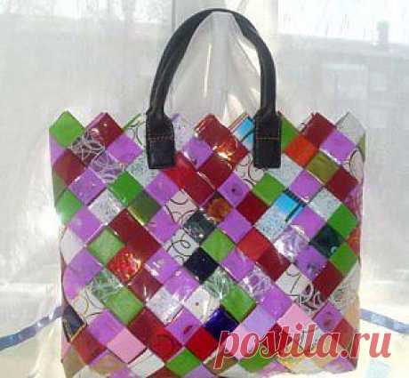 Сумка из мусора | Мастер Поделок
