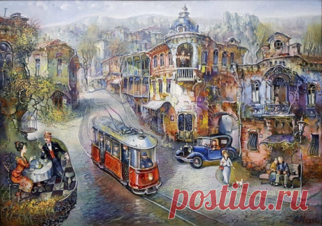 ВАЖА МЕСХИ  - ДОБРО И ЮМОР...

Важа Месхи родился в 1955 г. В Грузии. Окончил Тбилисскую Государственную Академию Художественного искусства в 1985 г. Член Союза художников СССР с 1985г. Произведения находятся в частных коллекциях в Грузии, России, Англии, США, Австралии, Франции, Германии, Израиле, Японии и других странах.