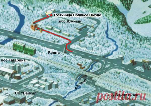 Наши координаты Гостиница в Байкальске Орлиное гнездо