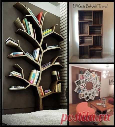 10 творческий DIY книжные полки проектов Большинство книгочеев, как накапливать книги и что создает необходимость книжные полки для хранения книг. Будучи женатым на bookaholic, я всегда в поиске новых идей книжной полке. В тхи...