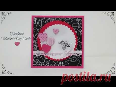 Открытка День святого Валентина мастер-класс. Скрапбукинг.
