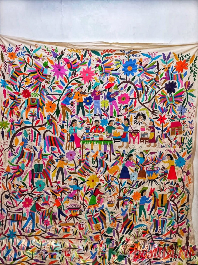 Hermoso tengango aproximadamente 2X2M bordados en hilos - Etsy Chile