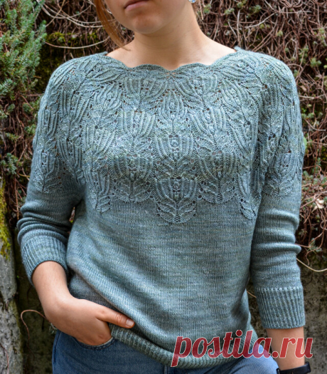 Джемпер...Yagmur Sweater by Valentina Bogdanova(2022)