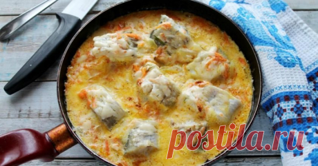 Минтай в сметанном соусе - Со Вкусом