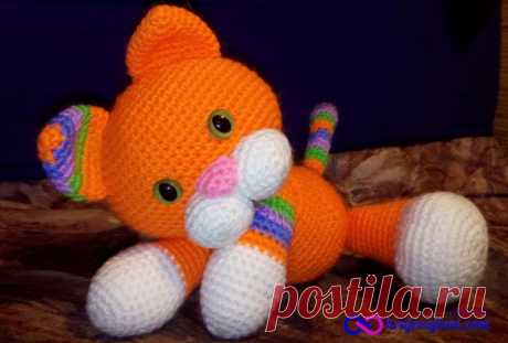 Игрушка крючком. Кот или Тигр? Выбирайте!