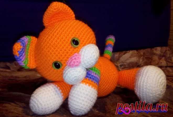 Игрушка крючком. Кот или Тигр? Выбирайте!