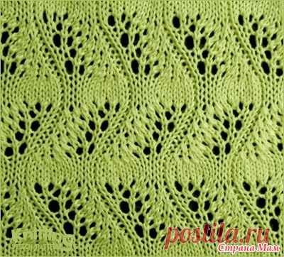 Красивый узор Japanese Feather Stitch - Вязание - Страна Мам