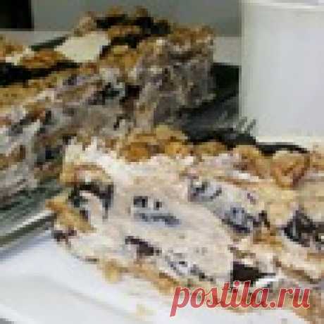 Торт без выпечки на 23 февраля Кулинарный рецепт