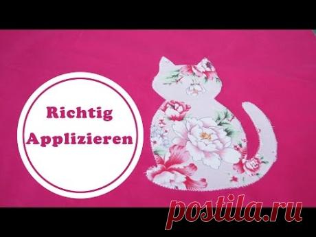 richtig applizieren mit Vlisofix | ganz einfach | Schritt für Schritt