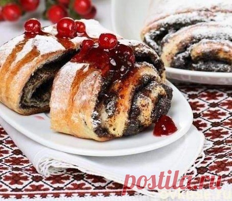 Постный рулет с маком - Простые рецепты Овкусе.ру