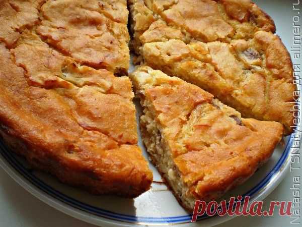 Закусочный сырный пирог с курицей