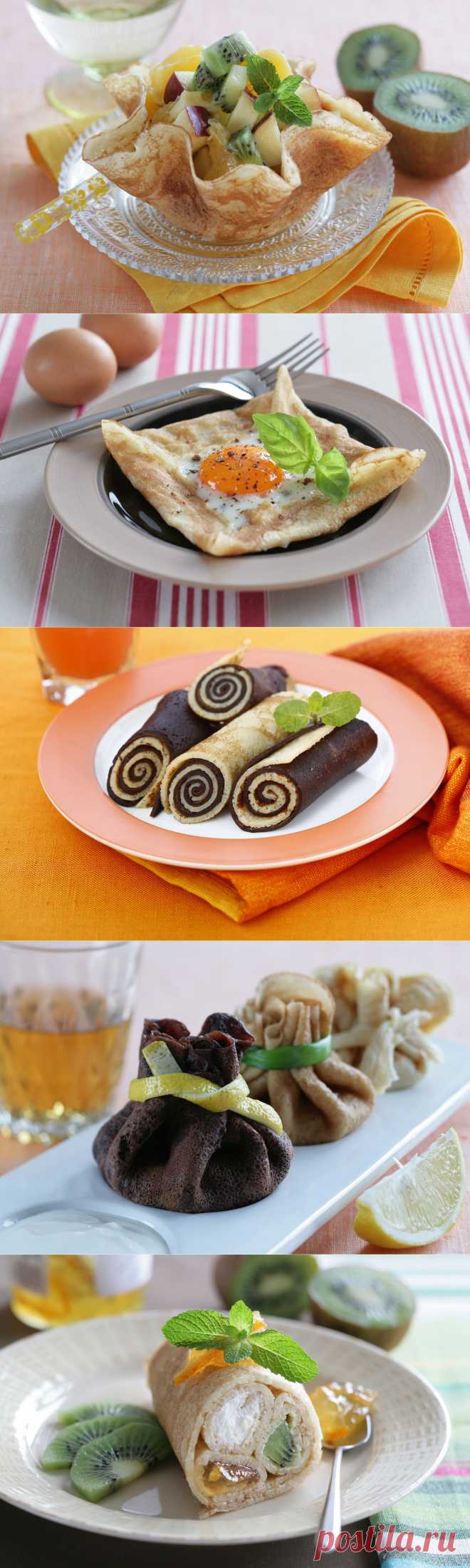 Мастер-класс. Как оригинально подать блины к столу..