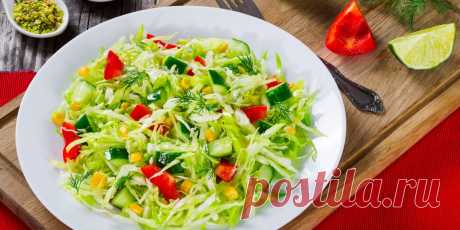 10 интересных салатов из свежей капусты - БУДЕТ ВКУСНО! - медиаплатформа МирТесен