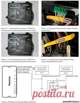 Установка сигнализации Renault Megane 3, точки подключения Рено Меган 3