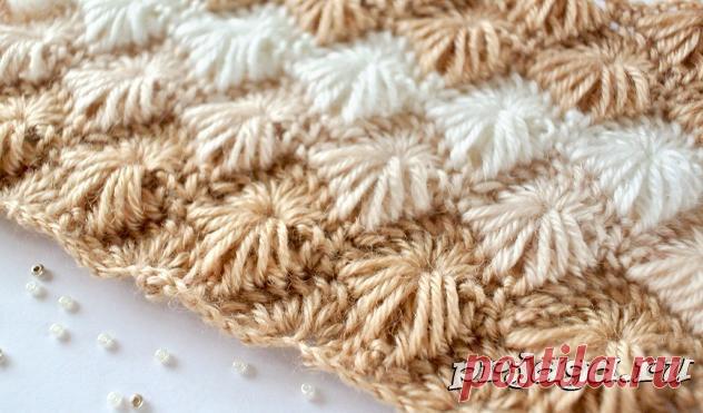 Текстурный узор крючком мастер класс