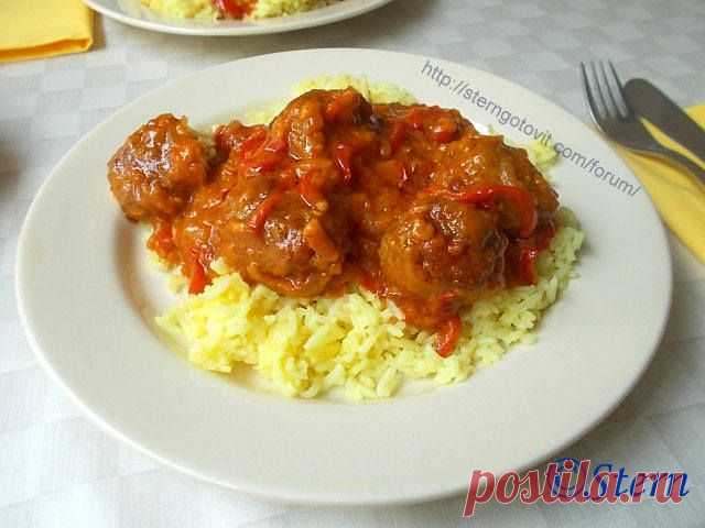 Тефтели говяжьи с тыквой