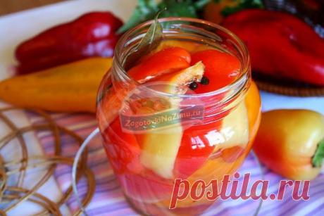 Заготовка на зиму – сладкий перец с медом: пошаговый рецепт с фото