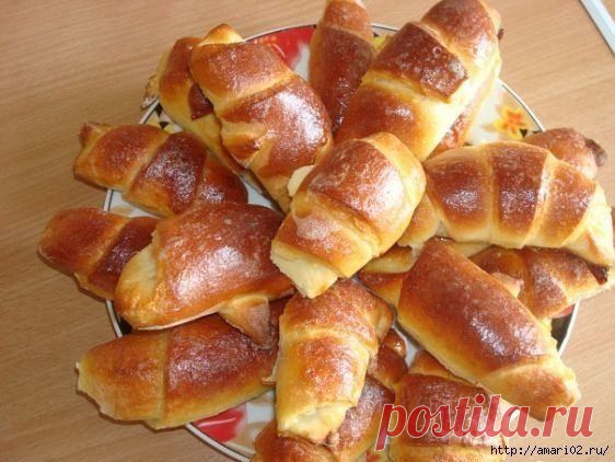 Очень простой рецепт рогаликов.