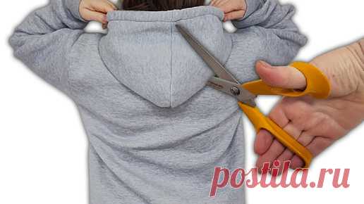 Швейная идея: Как избавиться от капюшона на толстовке | Мой стиль DIY  | Дзен