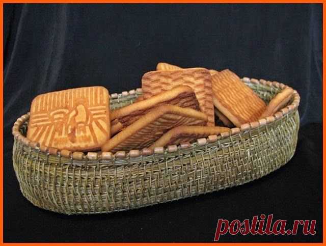 Сухарница из сосновой иглы "Олеандр"