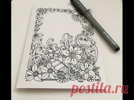 Doodling on a Notecard