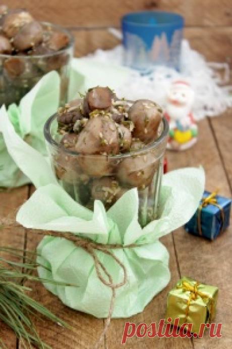 Маринованные шампиньоны по-корейски