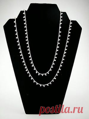 Украшение крючком с использованием бисера МК