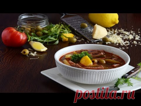 Солянка с перловкой. Роскошный обед | 1000.menu | Яндекс Дзен