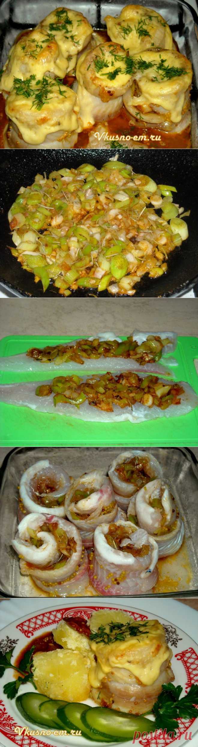 Рулеты из морского языка .