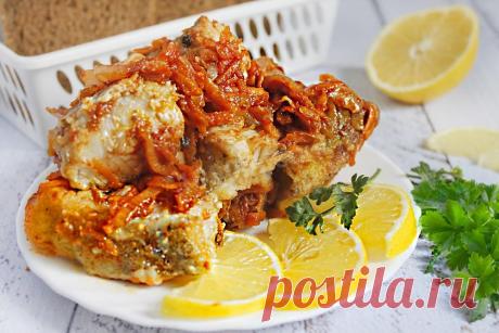 Минтай под маринадом из моркови и лука рецепт с фото пошагово - 1000.menu