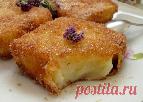 (3) Испанский десерт "Жареное молоко" (Leche frita) - пошаговый рецепт с фото. Автор рецепта Anna Buyak🏃‍♂️ . - Cookpad