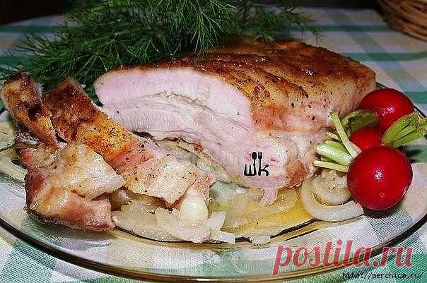 Вкуснейшая сочная грудинка