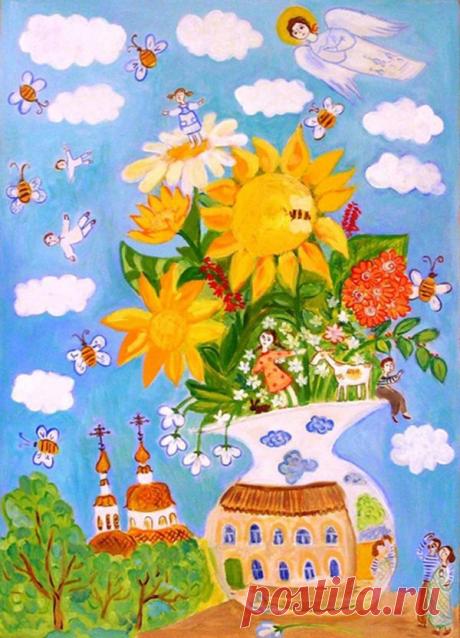 Под крылом ангела. Памяти Варвары Бондиной - Ярмарка Мастеров - ручная работа, handmade