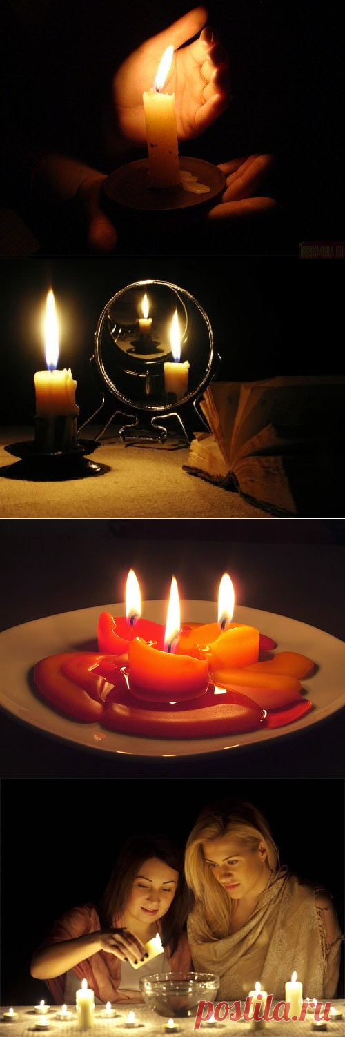 Гадания на свече и воде