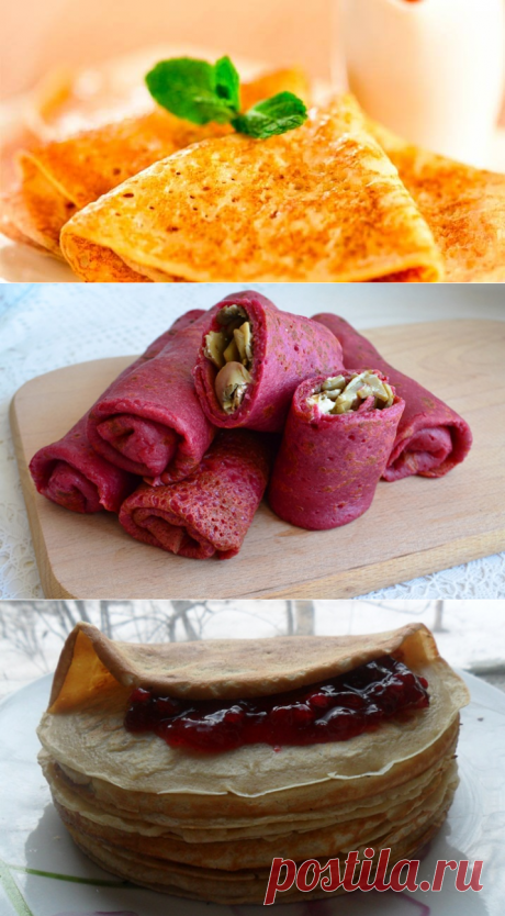 ТОП - 10 рецептов блинов на Масленицу – Вкусные рецепты для всей семьи