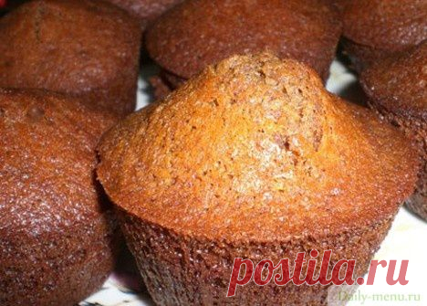 Кексы медовые постные - Рецепты пользователя Татьяна Прокофьева - Daily-menu.ru