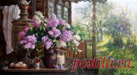 луг.околица.домишко. худ.Василий Жданов